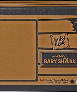 Baby Alive, Baby Shark Blonde Hair Doll, with Tail & Hood, Inspired by Hit Song & Dance, Waterplay Toy for Kids Ages 3 Years Old & Up (Amazon Exclusive), Pink 2