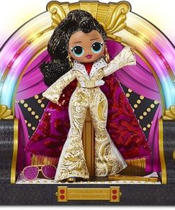 LOL Surprise! OMG Remix 2020 Collector Edition Jukebox B.B. with Token-Triggered Music, Colorful Lights, White and Gold Classic Rock Outfit, Flashy Accessories | Kid Girls 4-15 Years Old