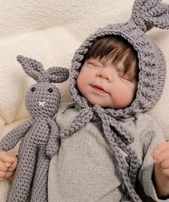 Zero Pam Realistic Silicone Reborn Baby Dolls Girl 18 Inch Sleeping Newborn Baby Dolls That Look Real, Posable Anatomically Correct Babies Doll with Accessories for Kids 3+ 2