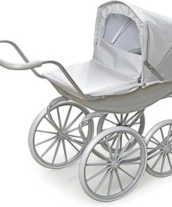 Badger Basket London Doll Stroller for 18 Inch Dolls – Stylish and Functional Stroller for Creative Play for Young Doll Lovers