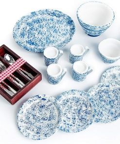 THE QUEEN’S TREASURES 18 Inch Doll Kitchen Accessory, 25 Piece Silverware, Dishes, and Serving Set, Compatible for Use with American Girl Dolls 2