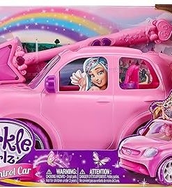 Sparkle Girlz Pink Radio Controlled Car by ZURU with Wand Remote Control and 360 Degree Control for Girls