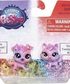 Littlest Pet Shop Collie Dazzlepink & Viola Twinkledust 2
