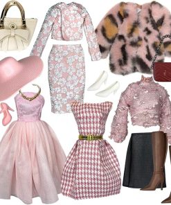 Eledoll Clothes Deluxe Fashion Pack for 11.5 inch – 12 inch Fashion Doll Four Seasons So Posh Set