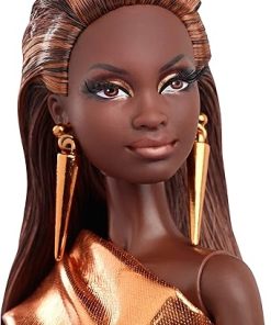 Barbie The Look: Bronze Dress Doll 2