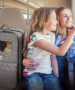 Badger Basket Pack Pretty Double Doll Carrier Set for 18-Inch Dolls with Sleeping Bags and Accessories – Gray Stars 2