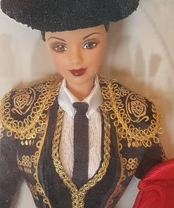 Barbie 1999 Special Edition Doll of The World Collection 12 Inch Doll – Spanish with Bolero, One-Piece Vest/Pants/Shirt/Tie, Hat, Cape, Socks, Shoes, Doll Stand and Certificate of Authenticity