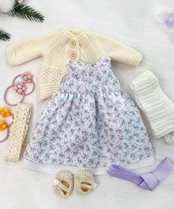 12 inch Clothing Set Handmade Waldorf Doll Clothes with Beautiful Box for Girl Birthday Present-Zoe’s Clothes Accessories 2