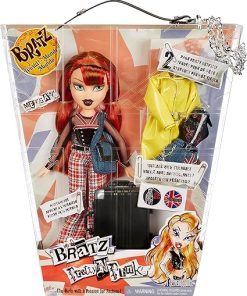 Bratz Pretty ‘N’ Punk Meygan Fashion Doll with 2 Outfits and Suitcase, Collectors Ages 6 7 8 9 10+