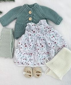 12 inch Clothing Set Handmade Waldorf Doll Clothes with Beautiful Box for Girl Birthday Present-Eloise’s Clothes Accessories 2