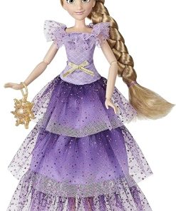 Disney Princess Style Series Rapunzel Fashion Doll, Contemporary Style Dress with Headband, Purse, and Shoes, Toy for Girls 6 and Up