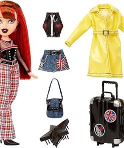 Bratz Pretty ‘N’ Punk Meygan Fashion Doll with 2 Outfits and Suitcase, Collectors Ages 6 7 8 9 10+ 2