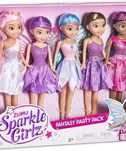 Sparkle GIRLZ-DOLLS-10.5″ Dolls Set of 5 by ZURU