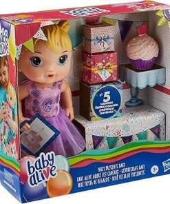 Baby Alive Cupcake Party Surprises Party Presents Baby Doll, Blonde Hair 2