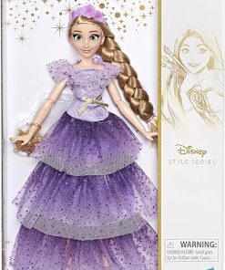 Disney Princess Style Series Rapunzel Fashion Doll, Contemporary Style Dress with Headband, Purse, and Shoes, Toy for Girls 6 and Up 2