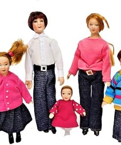 Melody Jane Dollhouse Modern Casual Family Miniature Porcelain People Figures