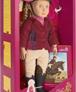Our Generation Doll by Battat- Lily Anna 18″ Deluxe Posable Equestrian Horse Riding Doll with Book & Accessories- for Ages 3 & Up 2