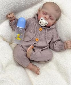19inch Newborn Baby Erica Soft Body Reborn Doll Lifelike Soft Touch Cuddly Baby Multiple Layers Painting 3D Skin 2