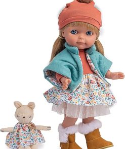 JC Toys Chloe by Berenguer | 15″ Nature Collection Fashion Doll | Long Blonde Hair | Multi Piece Removable Fasion Outfit | All Vinyl Posable Doll | Made in Spain