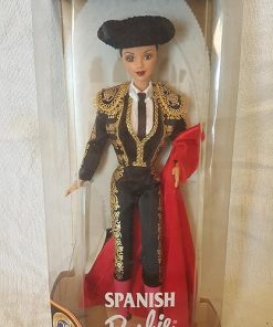 Barbie 1999 Special Edition Doll of The World Collection 12 Inch Doll – Spanish with Bolero, One-Piece Vest/Pants/Shirt/Tie, Hat, Cape, Socks, Shoes, Doll Stand and Certificate of Authenticity 2