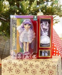 Rainbow High Violet Willow – Purple Clothes Fashion Doll with 2 Complete Mix & Match Outfits and Accessories, Toys for Kids 6 to 12 Years Old 2