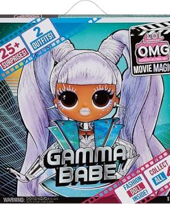 LOL Surprise OMG Movie Magic Gamma Babe Fashion Doll – 25 Surprises, 2 Outfits, 3D Glasses, Accessories, Playset, Ages 4-7+ 2
