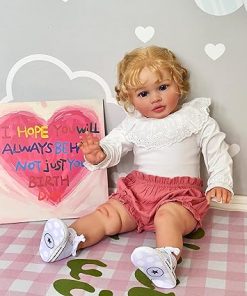 Pinky Reborn Toddler Baby Doll Girl 26 Inch Lifelike Reborn Baby Dolls Standing Doll Toddler Toy with Accessories Gift Set for Kids Age 3+ 2