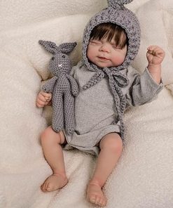Zero Pam Lifelike Reborn Baby Dolls Full Body Boy 18 Inch Sleeping Anatomically Correct Reborn Toddler Dolls, Newborn Baby Dolls with Accessories for Kids 3+